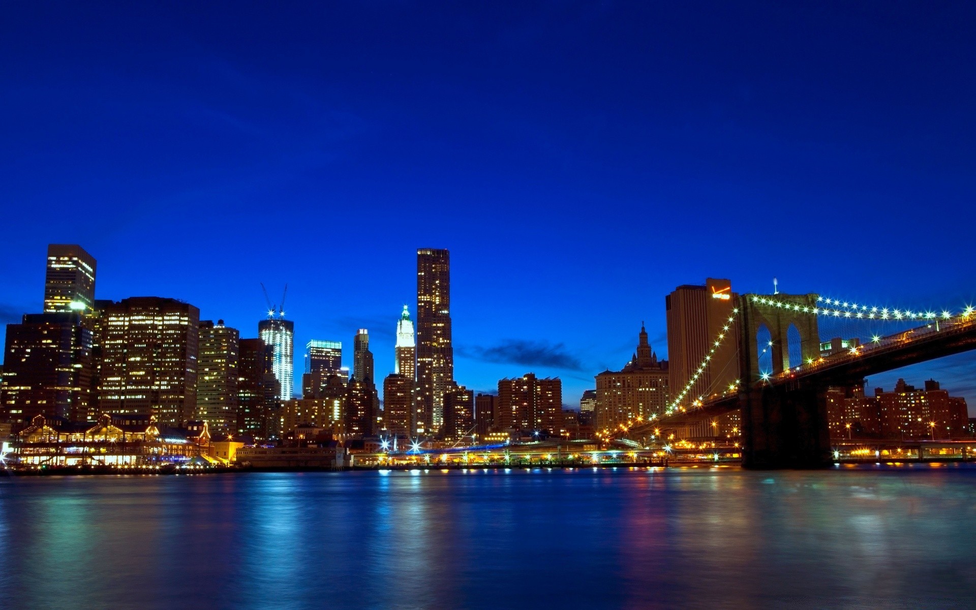 america city architecture dusk downtown cityscape skyline bridge travel skyscraper evening water building sky river sunset office illuminated urban waterfront modern