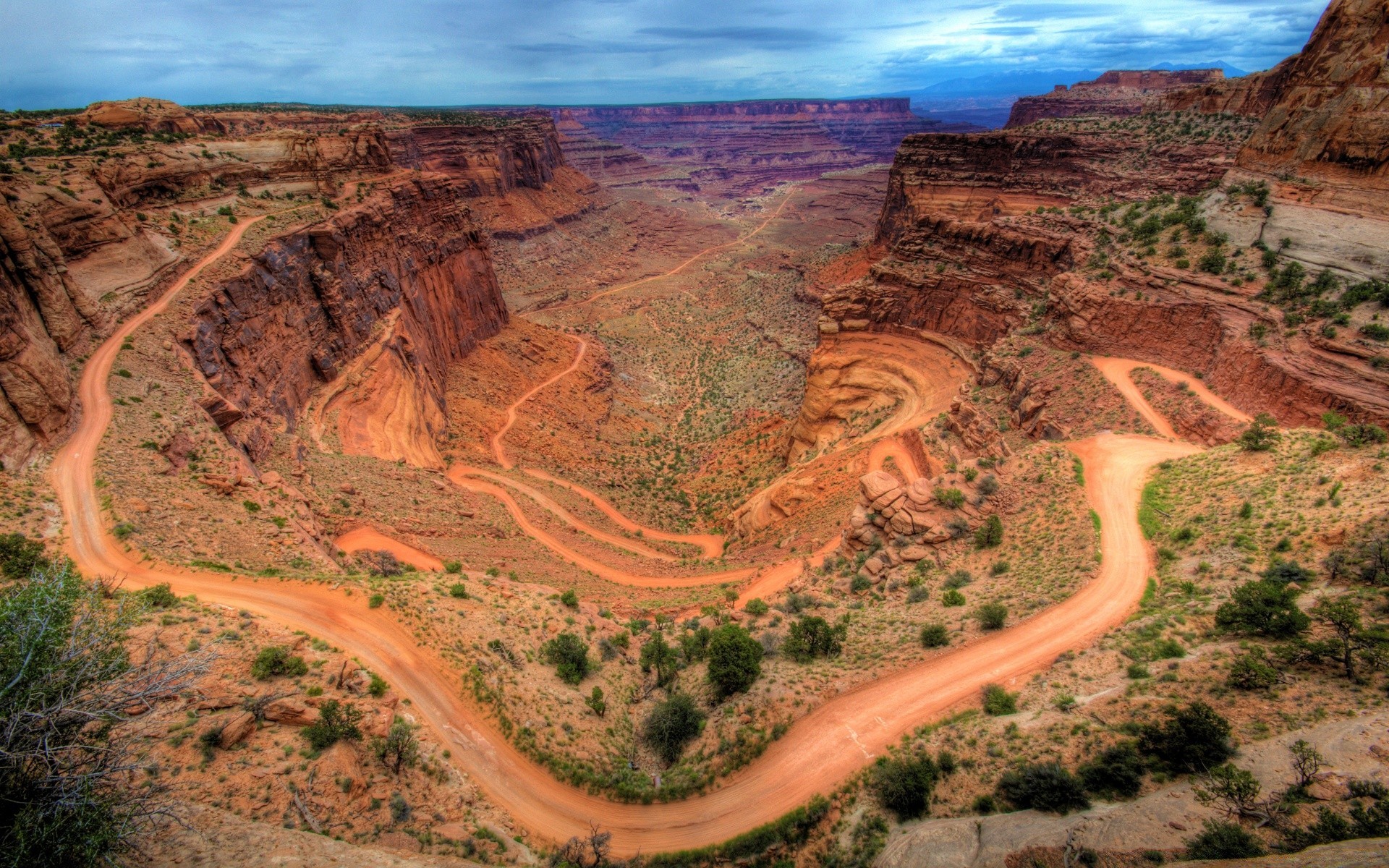 america landscape scenic desert canyon travel valley rock nature geology outdoors mountain sandstone road sand sky sight dry