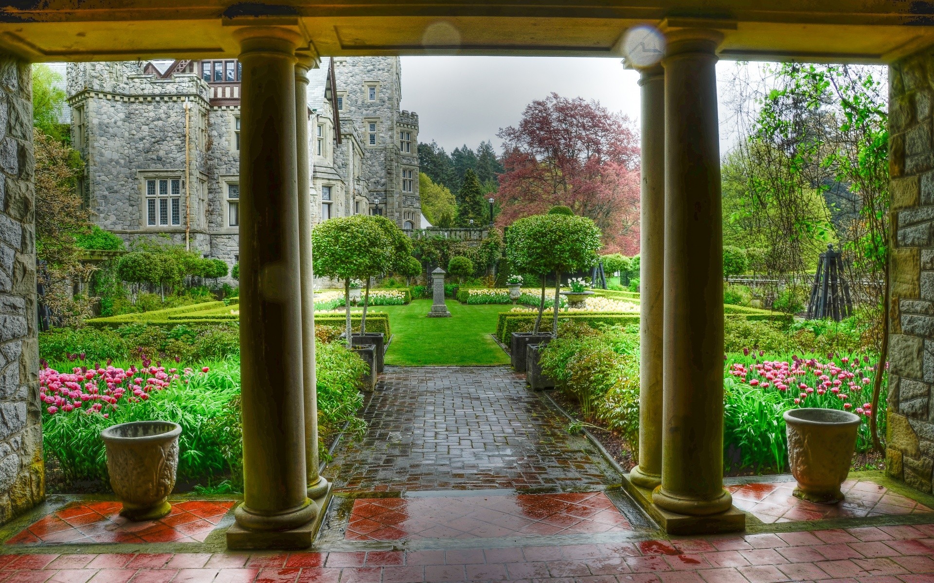 ameryka ogród kwiat patio dom architektura dziedziniec park drzewo przewodnik podwórko ganek ścieżka zewnętrzna flora rodzina