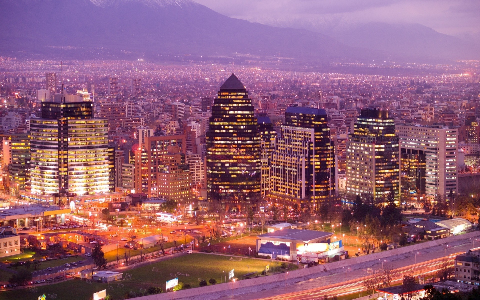 américa viagens cidade crepúsculo arquitetura cidade skyline tráfego centro da cidade noite arranha-céu casa iluminado céu urbano moderno pôr do sol escritório estrada