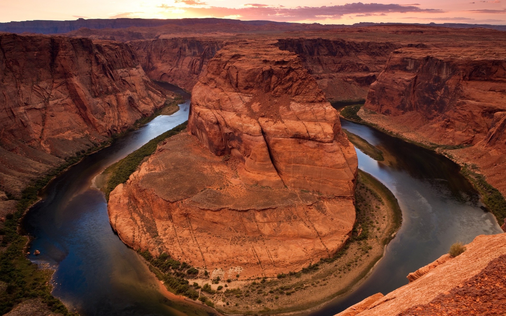 america canyon desert water sandstone geology river outdoors travel landscape valley horseshoe rock scenic ravine daylight reservoir remote