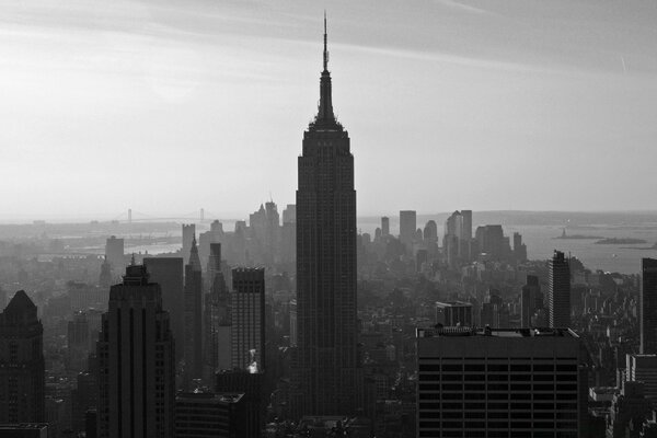 América é uma cidade skyline arquitetura e arranha-céus