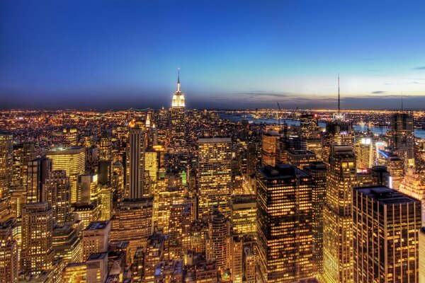 Amerika ist eine Stadt der Skyline-Architektur