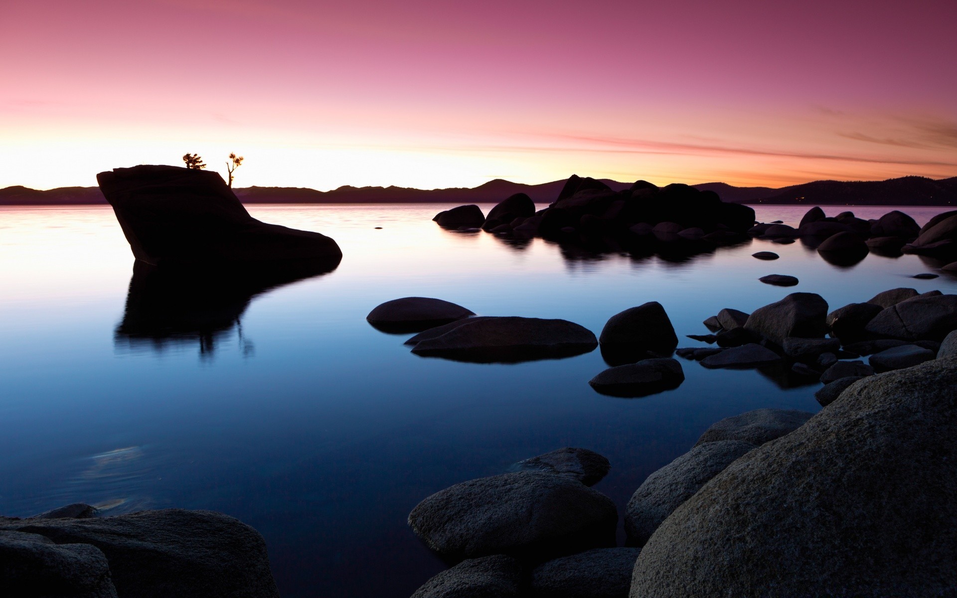 amérique coucher de soleil eau aube soir réflexion mer plage crépuscule océan lac paysage ciel soleil rock mer paysage nature