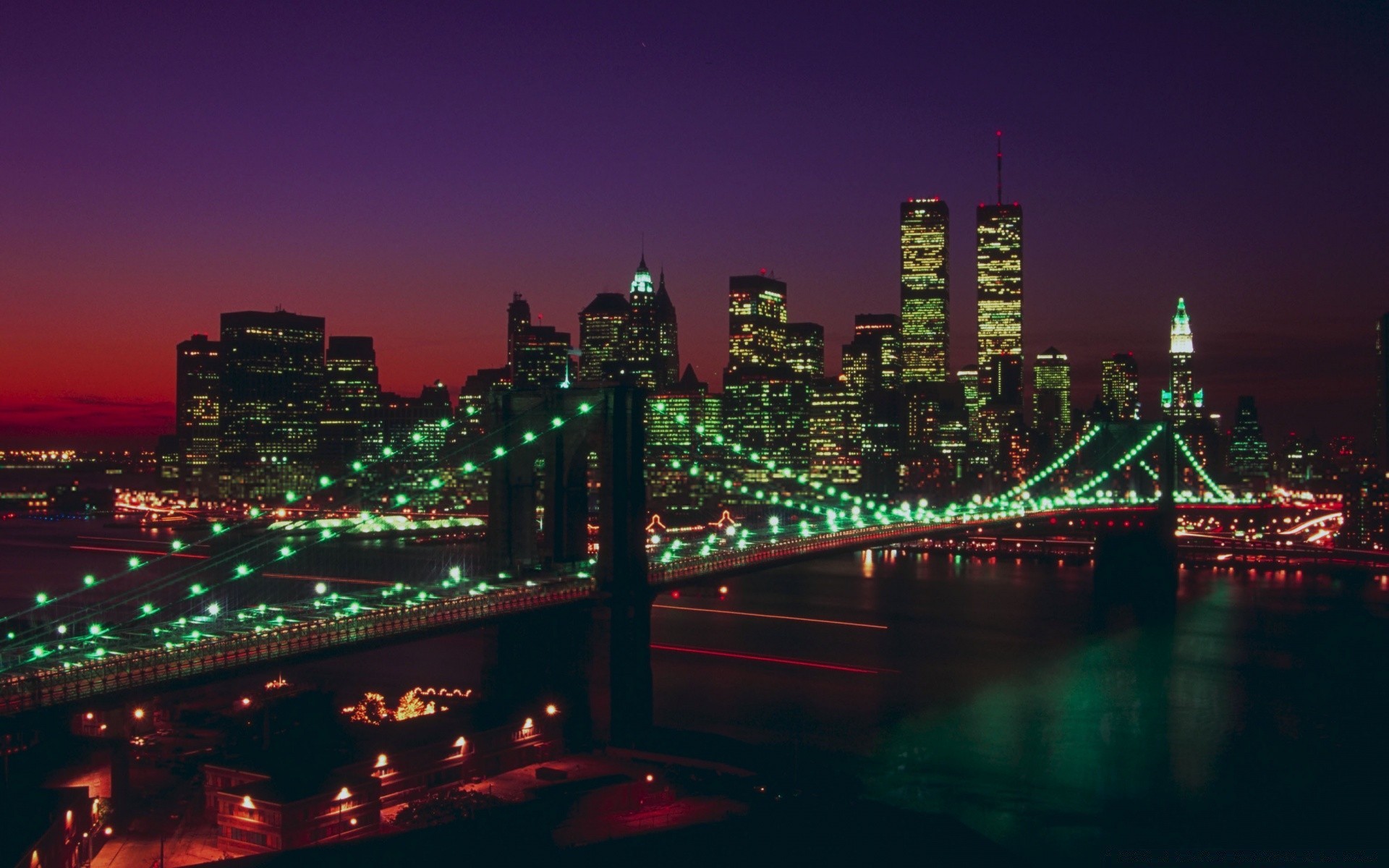 amerika stadt dämmerung brücke architektur abend reisen stadt wasser fluss skyline himmel hintergrundbeleuchtung wolkenkratzer haus reflexion sonnenuntergang licht uferpromenade