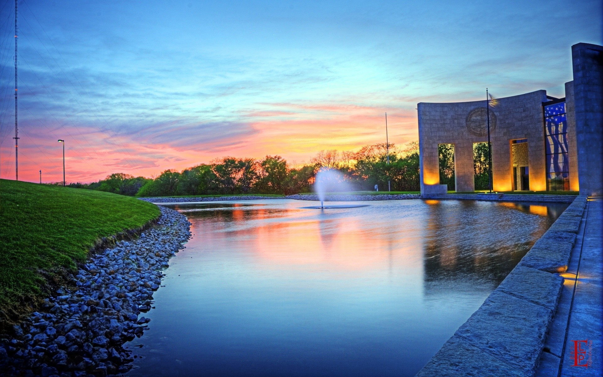 america acqua fiume viaggi architettura cielo all aperto riflessione tramonto ponte crepuscolo sera città alba casa lago