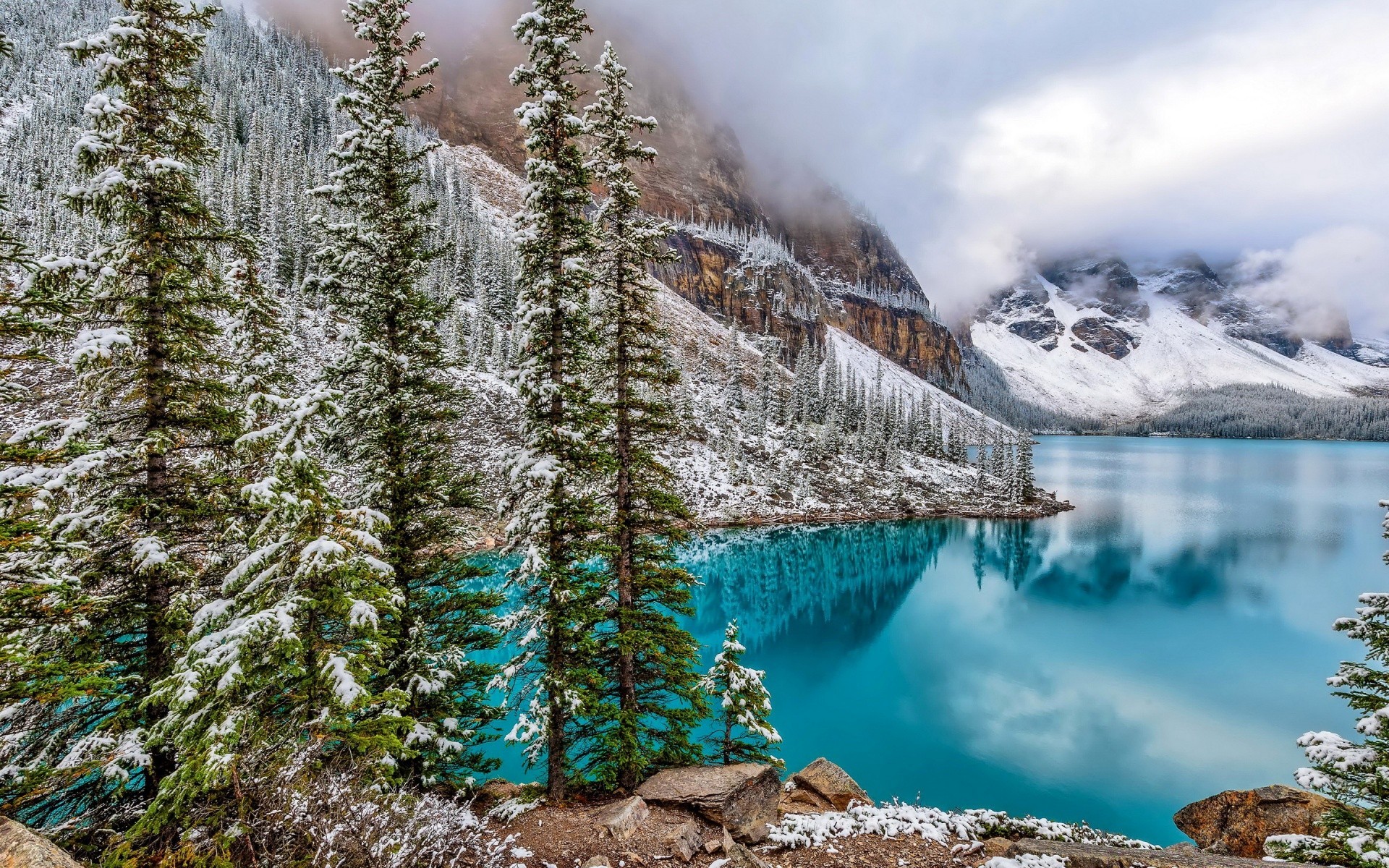 amérique montagnes neige paysage nature eau voyage scénique en plein air bois hiver