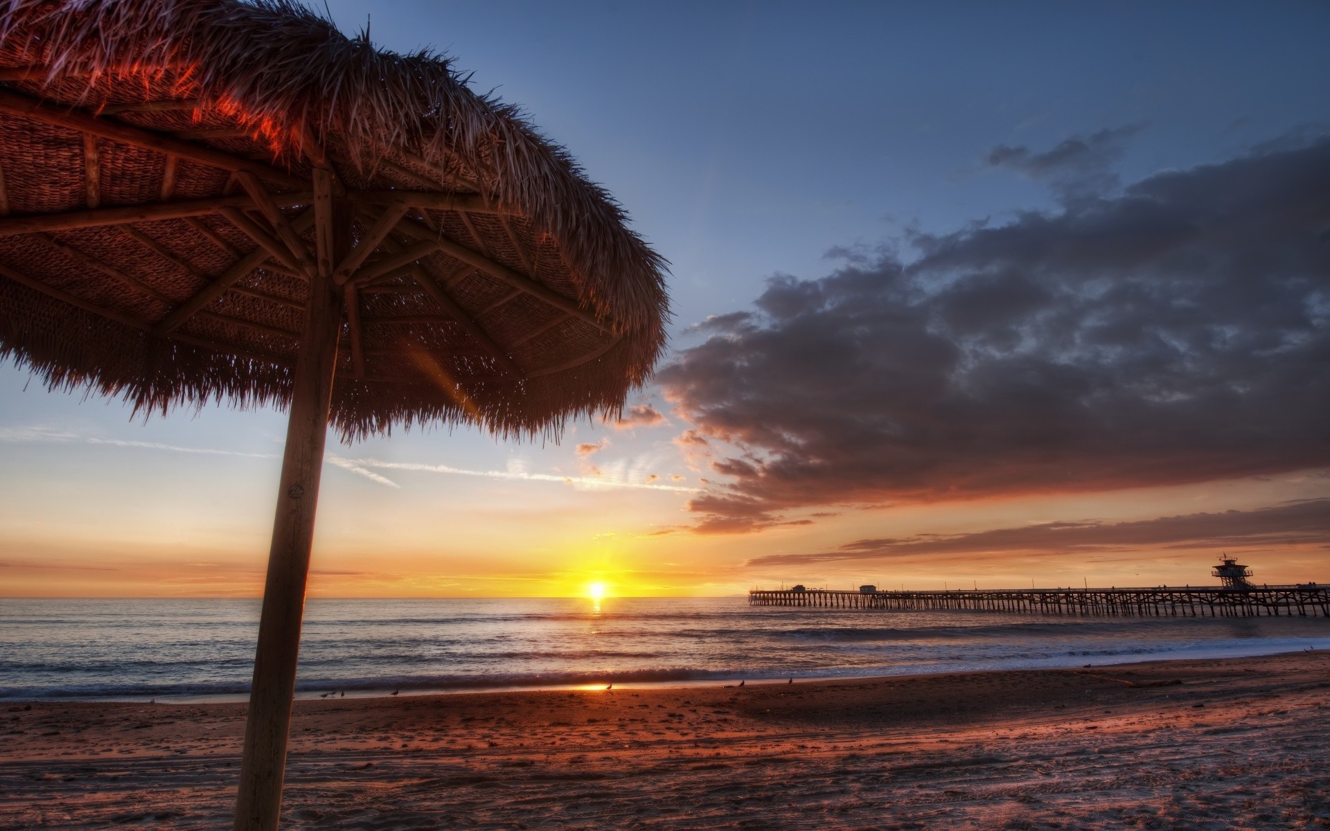 amérique coucher de soleil plage eau océan mer soleil aube sable mer crépuscule soir ciel paysage voyage été tropical île nature