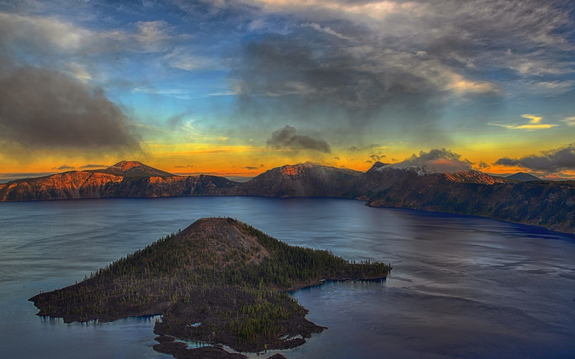 america sunset water dawn landscape lake sky evening travel dusk reflection sea