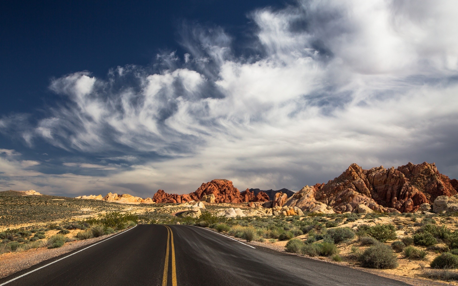 amerika reisen straße himmel wüste im freien asphalt landschaft natur autobahn sonnenuntergang