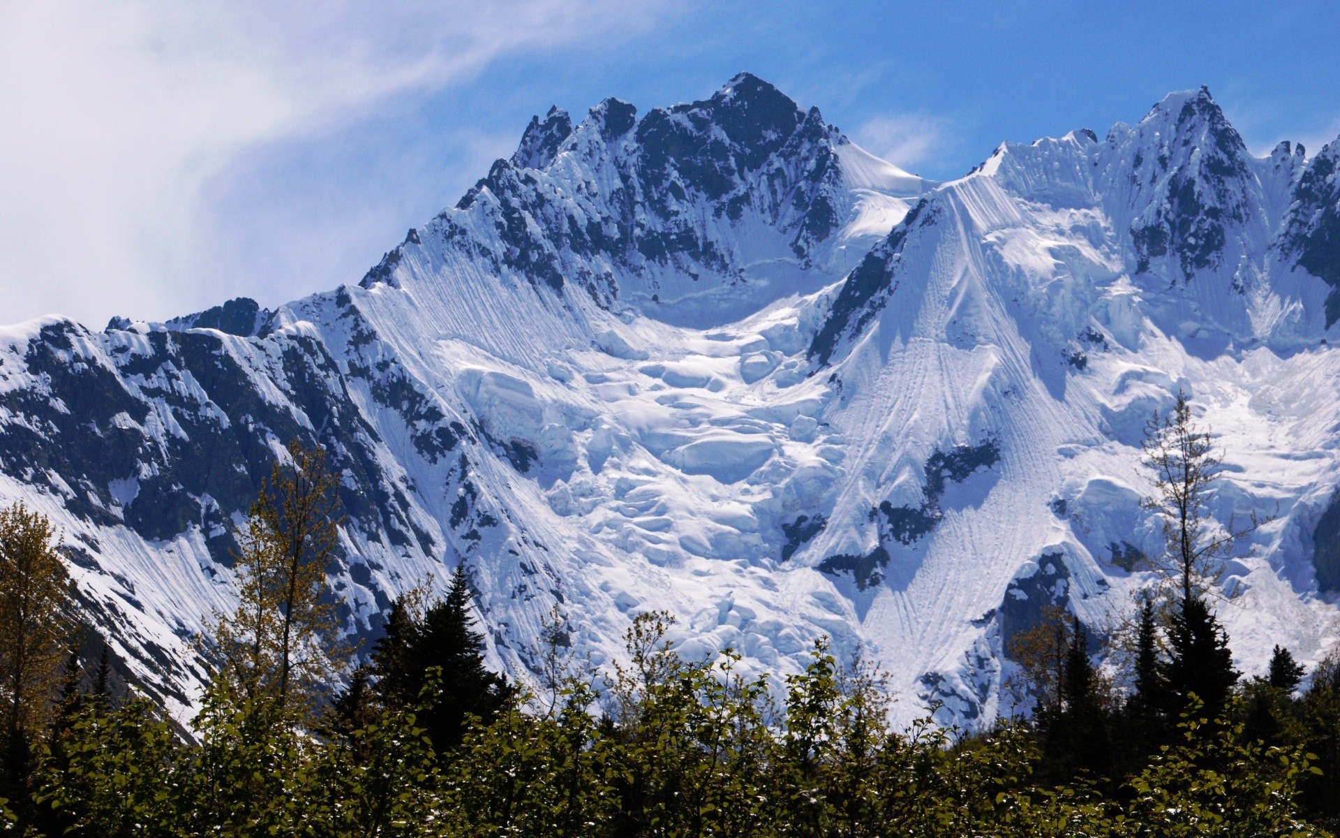 amérique montagnes neige pittoresque pic de montagne lumière du jour à l extérieur voyage