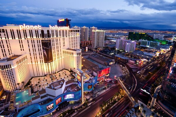 Buildings of America from a bird s-eye view