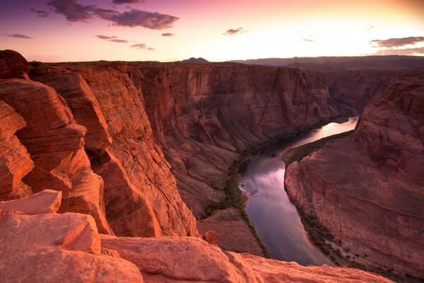 Schöner Canyon in Amerika