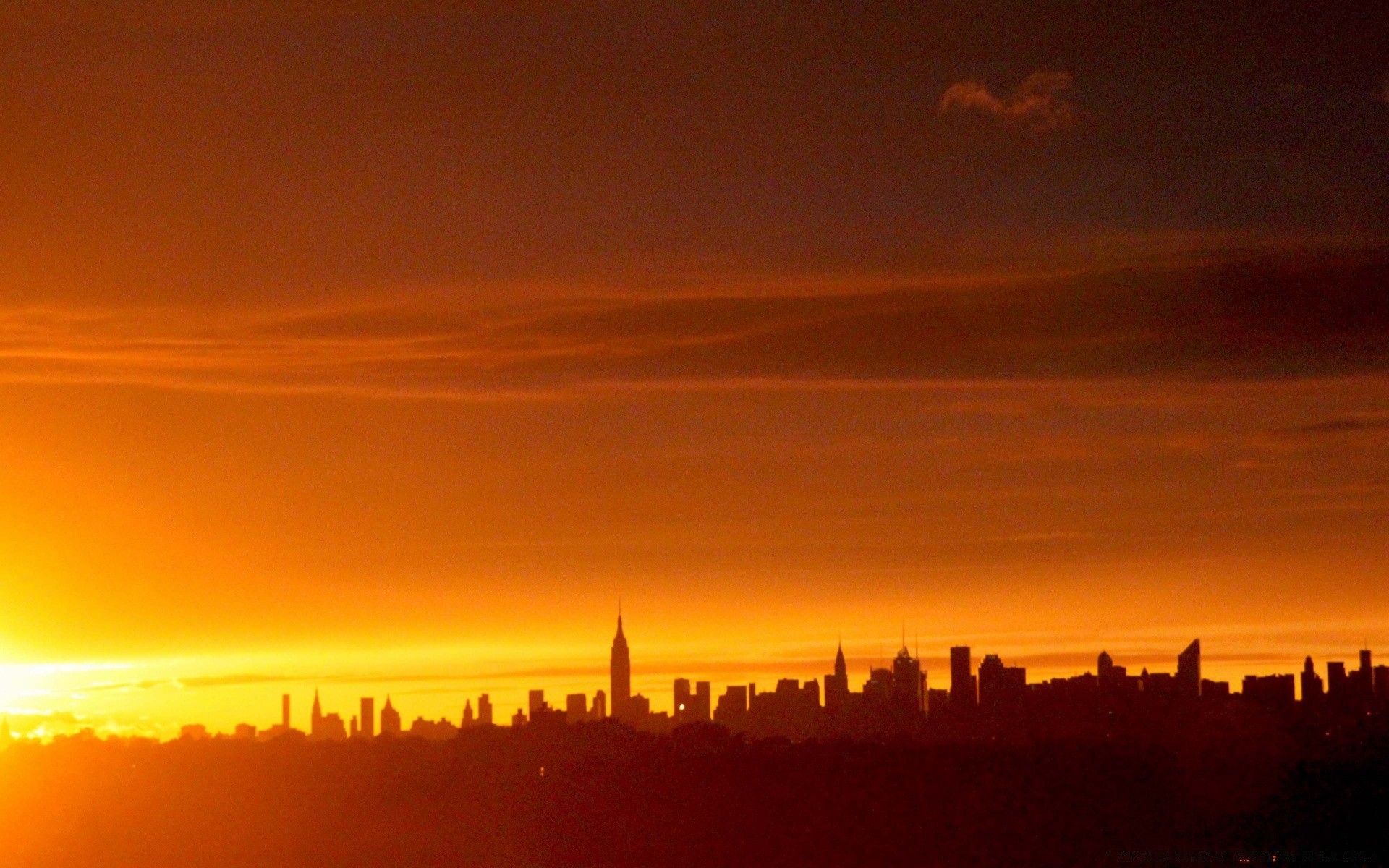 amérique coucher de soleil aube soir silhouette crépuscule rétro-éclairé ciel lumière soleil en plein air ville