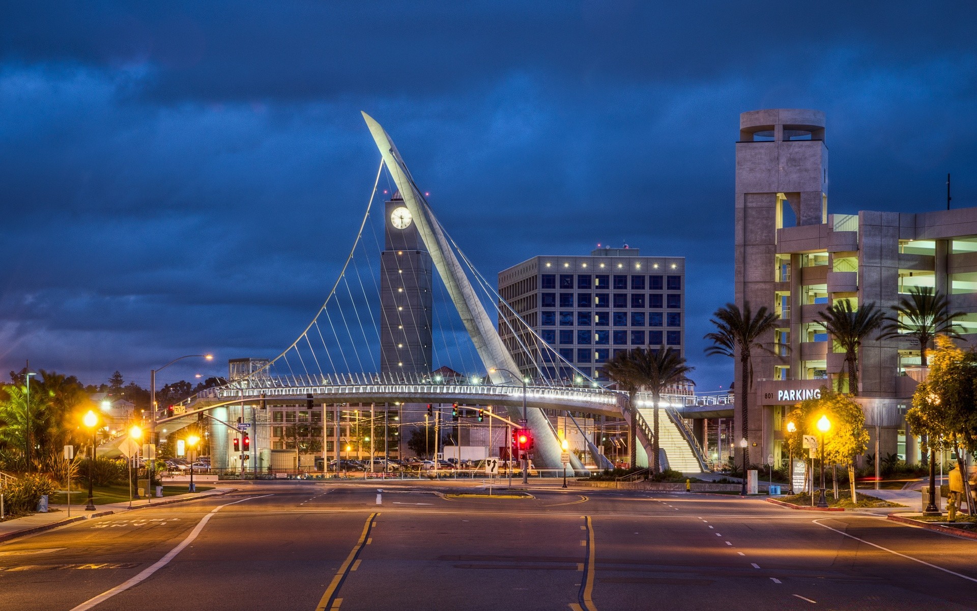 américa cidade estrada tráfego viagens arquitetura rua urbano ponte casa sistema de transporte crepúsculo centro da cidade cidade carro rodovia noite céu arranha-céu moderno skyline