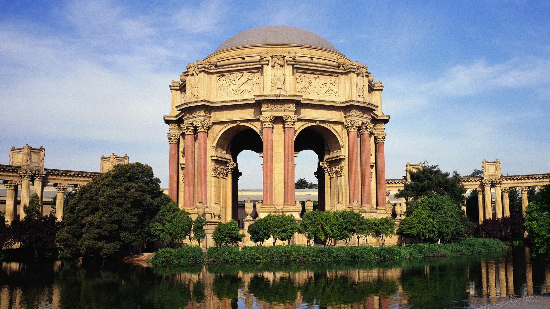 america architecture travel building city landmark ancient monument daylight sky outdoors column old tourism sculpture fountain arch