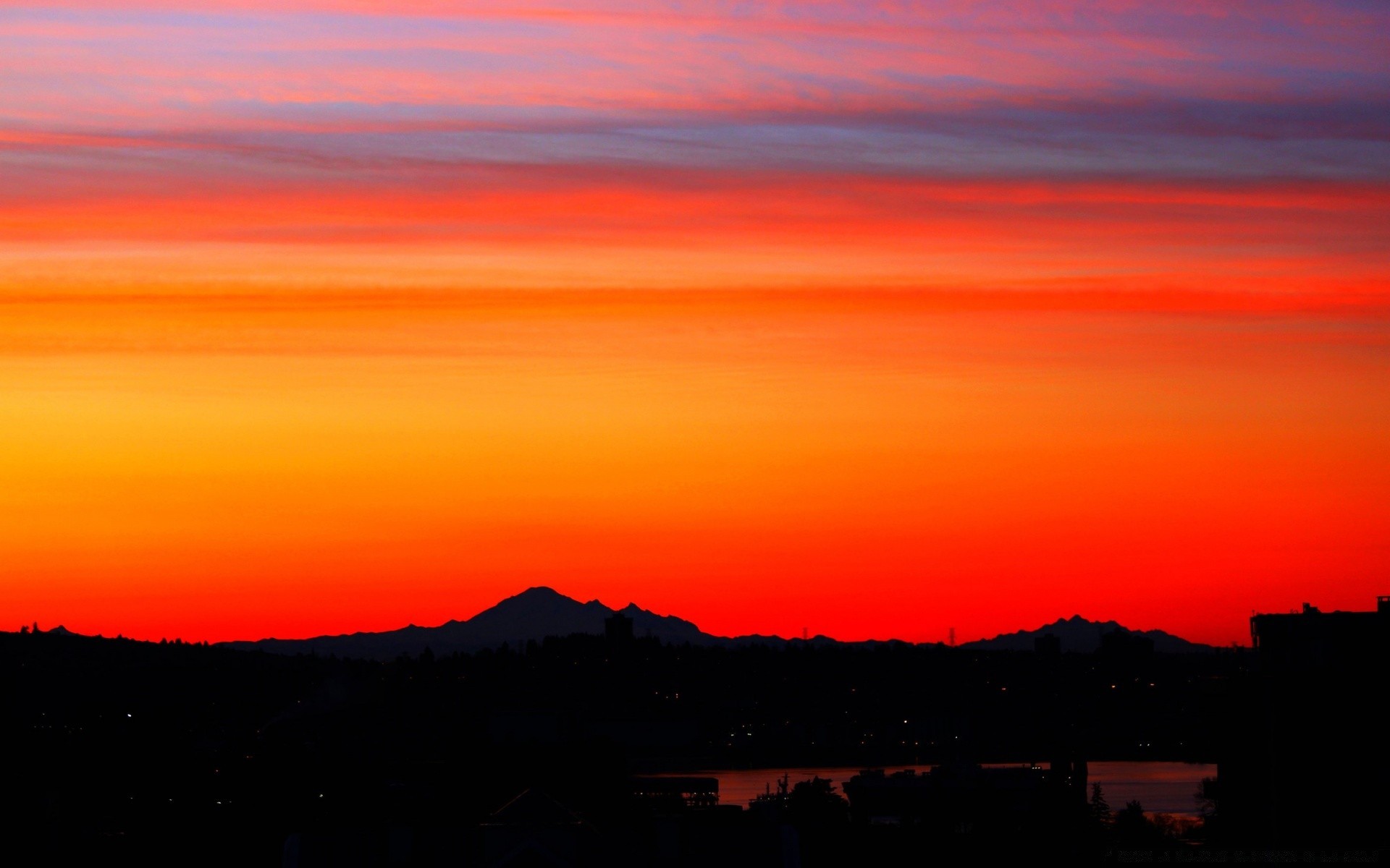 amérique coucher de soleil aube soir crépuscule soleil ciel à l extérieur nature