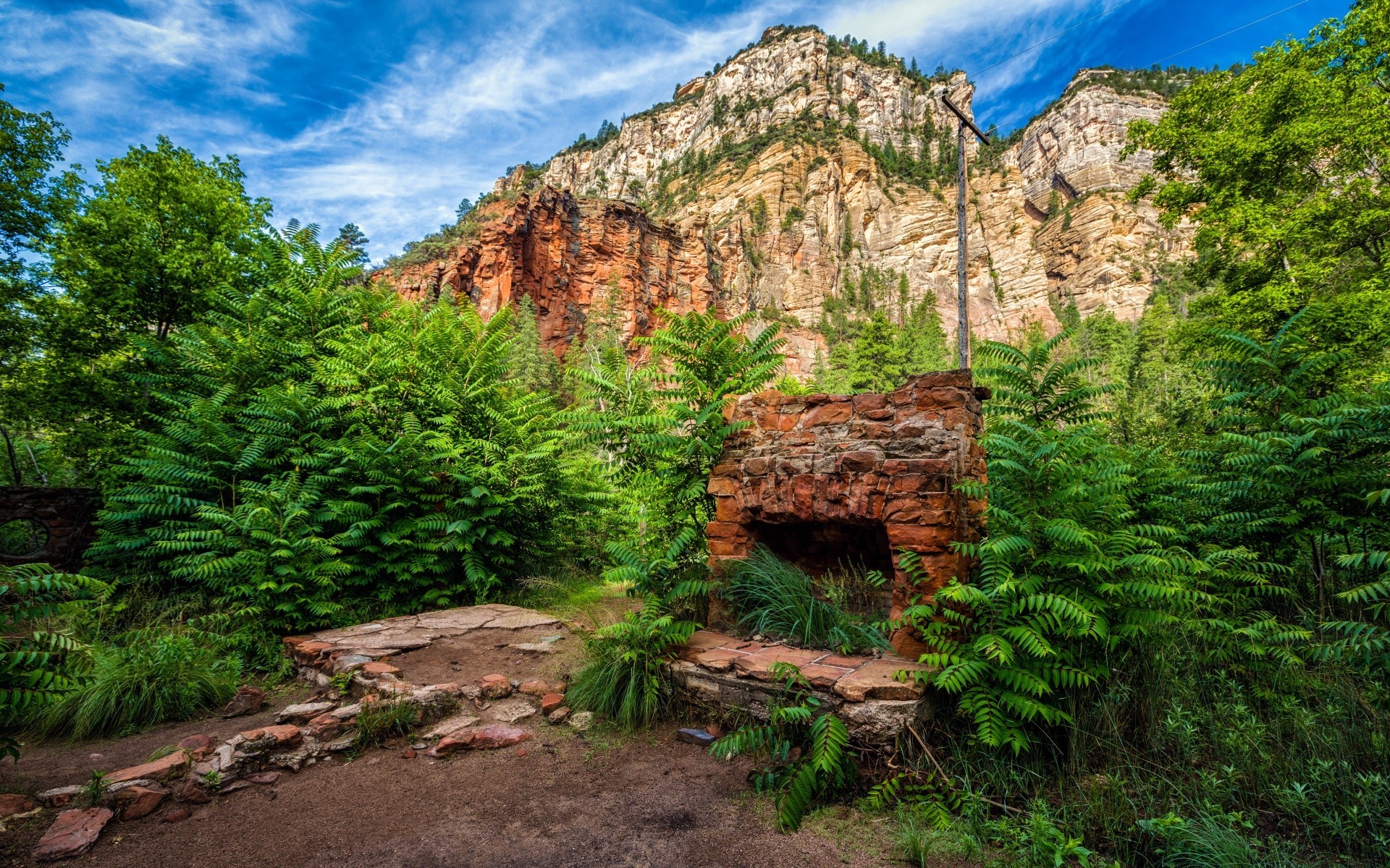 america travel landscape outdoors mountain nature rock tree scenic sky wood valley stone