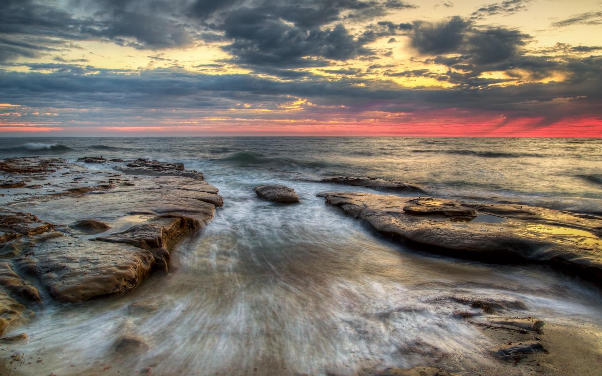 amérique eau coucher de soleil crépuscule paysage plage mer océan mer soir ciel paysage aube voyage nature rock scénique surf vague soleil