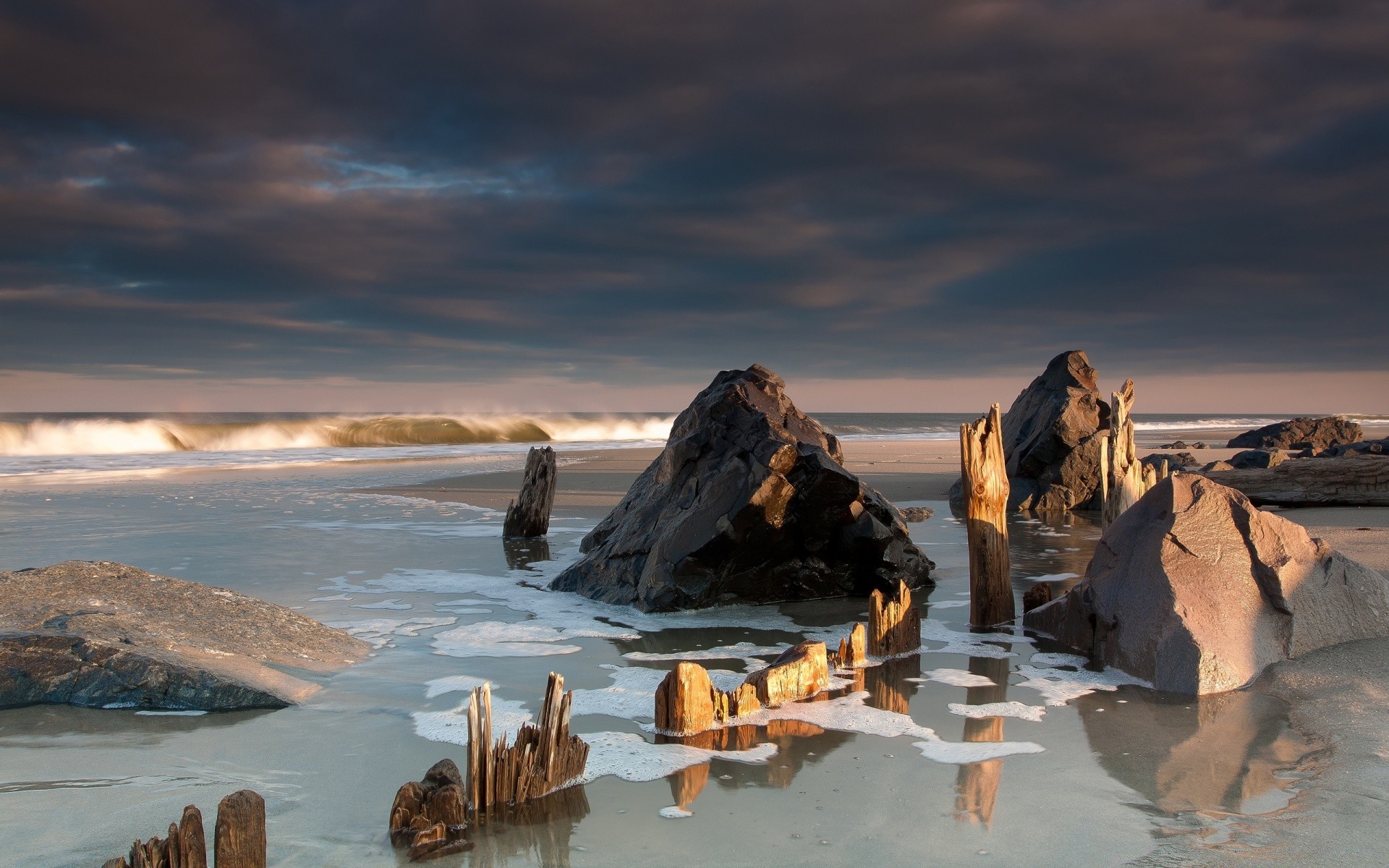 amérique plage eau mer voyage mer coucher de soleil sable océan paysage hiver à l extérieur ciel neige aube soir lumière du jour