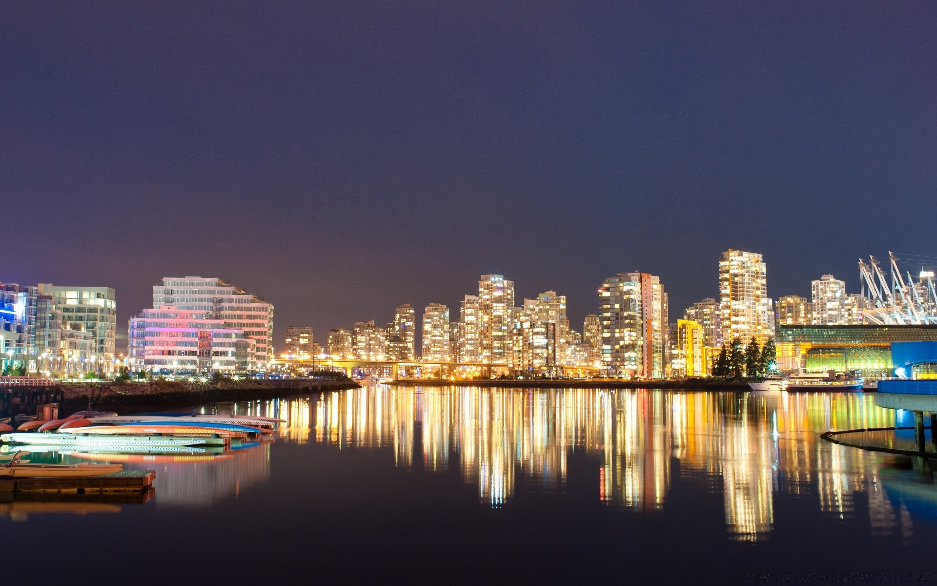 america city water skyline cityscape architecture travel reflection downtown sky river dusk skyscraper building sunset urban evening waterfront bridge harbor