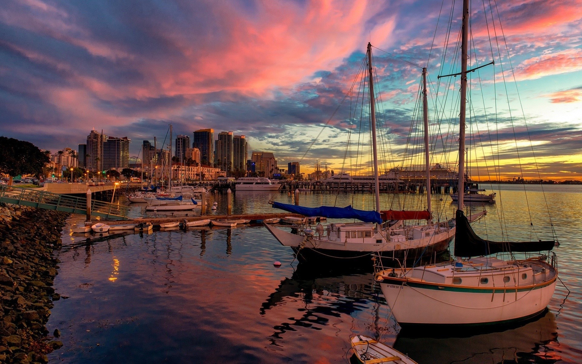 amérique eau mer voyage port réflexion bateau coucher de soleil bateau jetée ville marina voilier ciel mer océan yacht tourisme aube navire