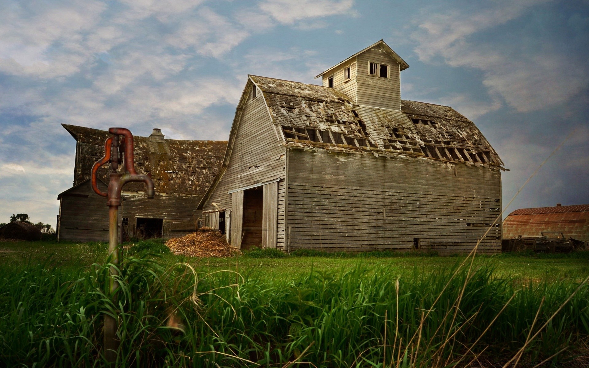 america architecture old abandoned building outdoors grass sky rural barn rustic church travel house countryside