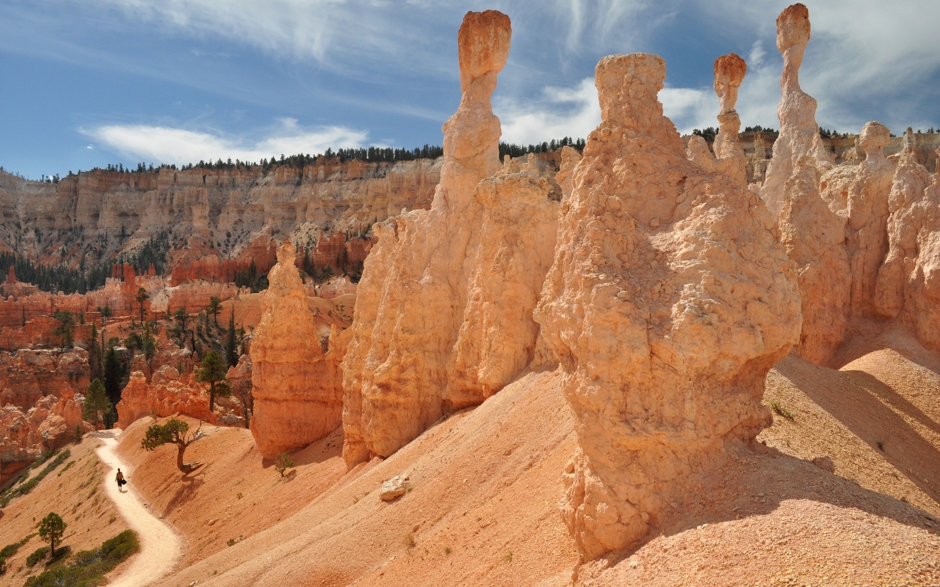 amerika sandstein reisen schlucht im freien rock geologie erosion wüste natur landschaft landschaftlich tal himmel felsen pinnacle park geologische formation aride berge