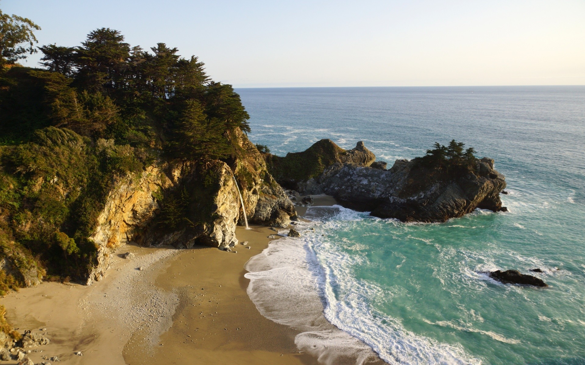 美国 水域 海洋 旅游 海洋 海 海滩 景观 岩石 冲浪 日光 风景 户外 天空 自然 波浪 景观