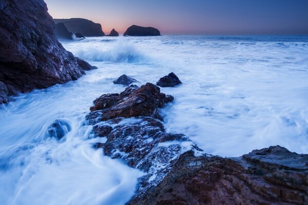 Fast water. Nature is beautiful