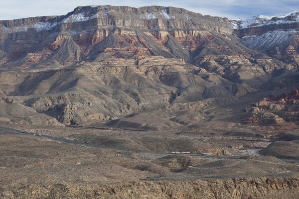 Deserted deserted rocky canyon