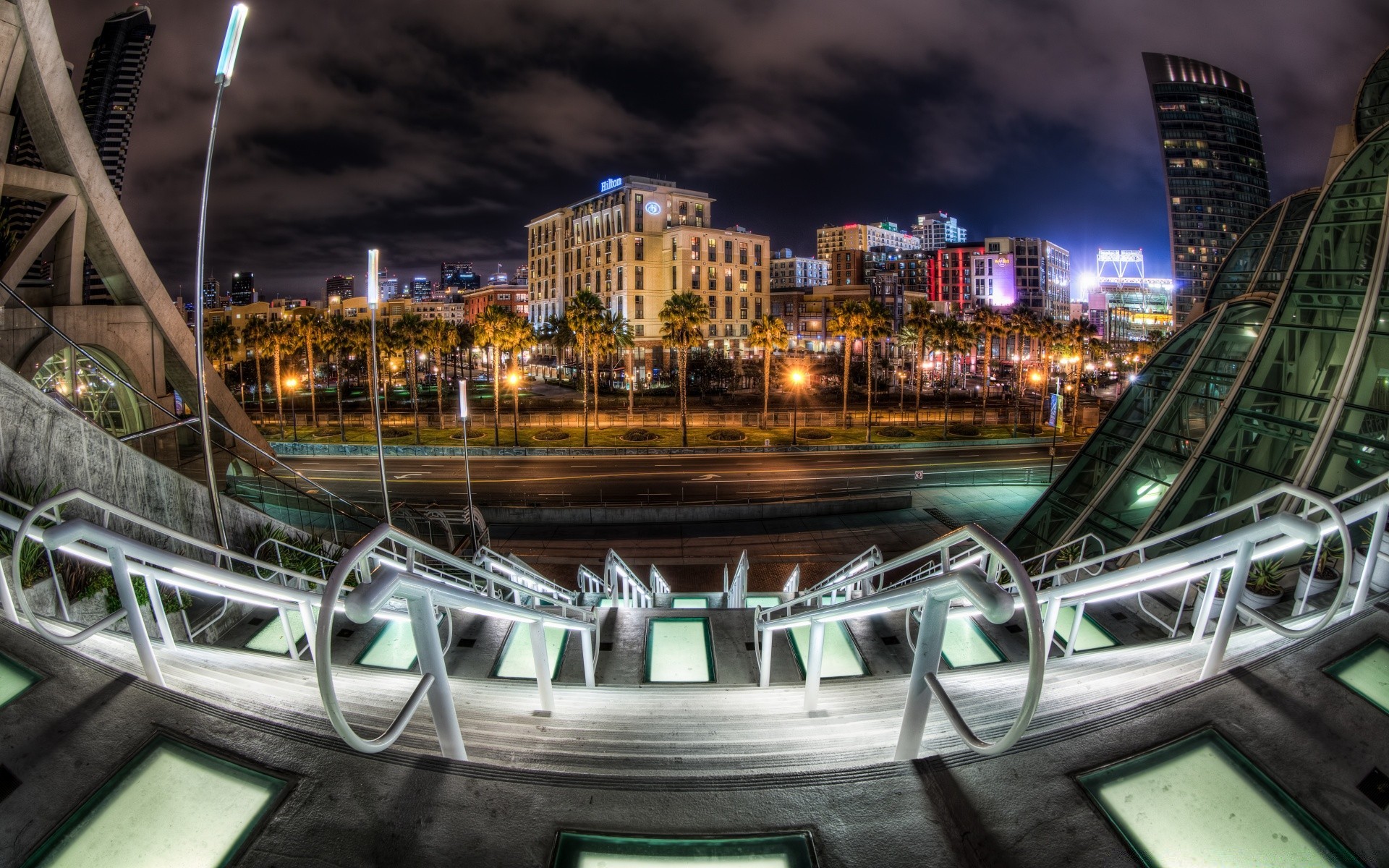 amerika reisen verkehrssystem stadt brücke wasser architektur wirtschaft straße stadt haus unschärfe dämmerung verkehr abend licht fluss modern himmel reflexion innenstadt