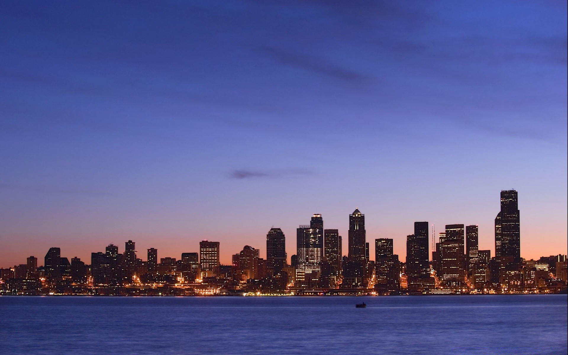 amerika architektur stadt stadtzentrum wolkenkratzer skyline stadt reisen dämmerung himmel wasser haus sonnenuntergang abend büro