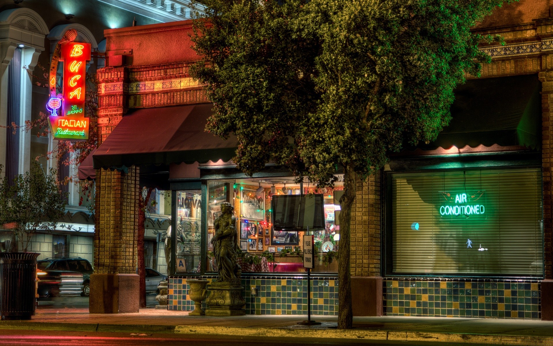 america stock street travel restaurant architecture city outdoors commerce market shopping building tourist bar hotel evening