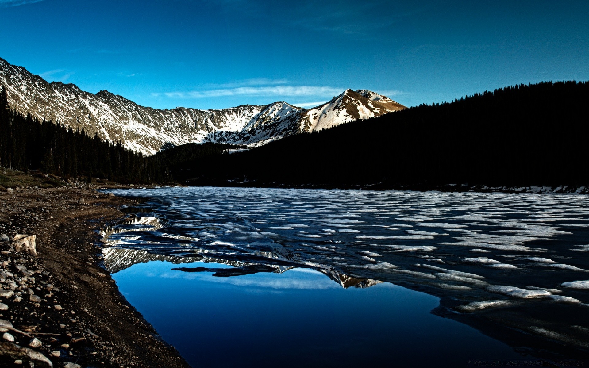 america water snow mountain landscape nature travel lake outdoors scenic sky reflection ice daylight