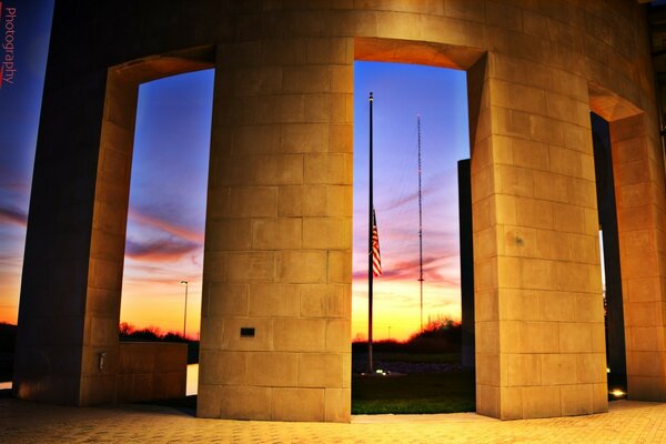 Lumière du soir en Amérique