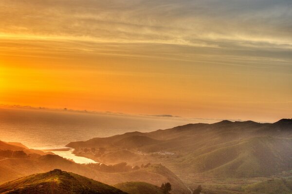 Eine unwirkliche fantastische Landschaft. Weltall