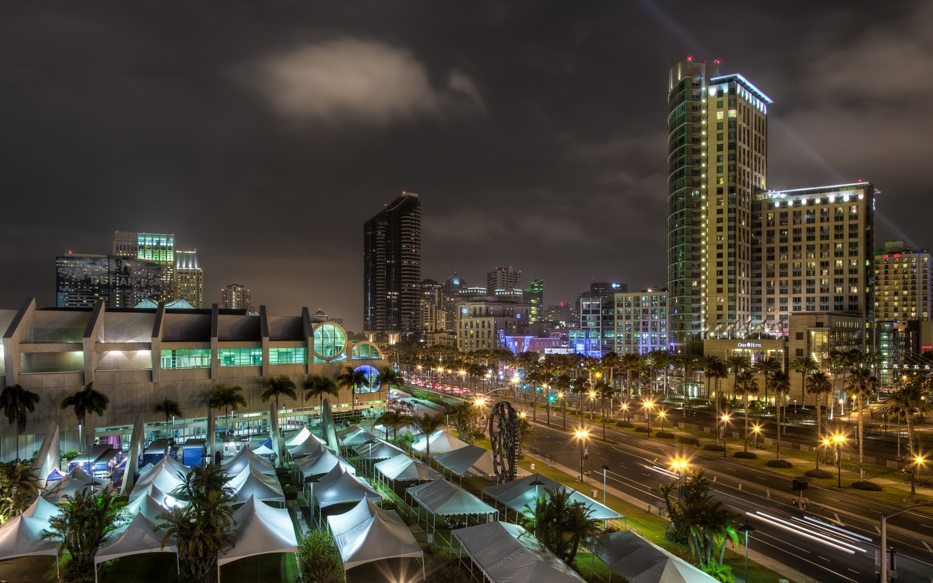 amerika stadt wolkenkratzer reisen haus stadt dämmerung abend stadtzentrum städtisch skyline architektur verkehr modern straße autobahn hotel himmel wirtschaft brücke licht