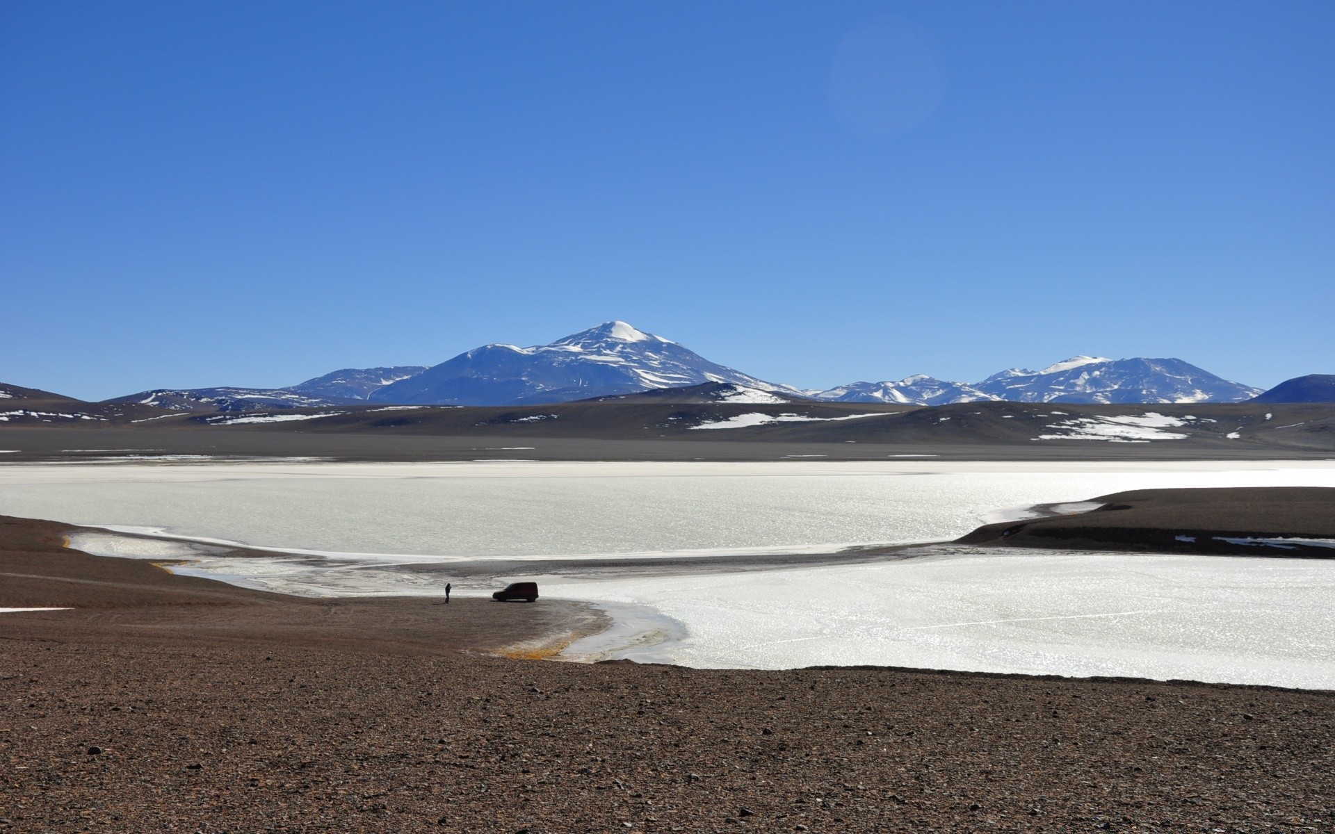 america snow mountain landscape water lake travel sky volcano nature outdoors ice frosty scenic