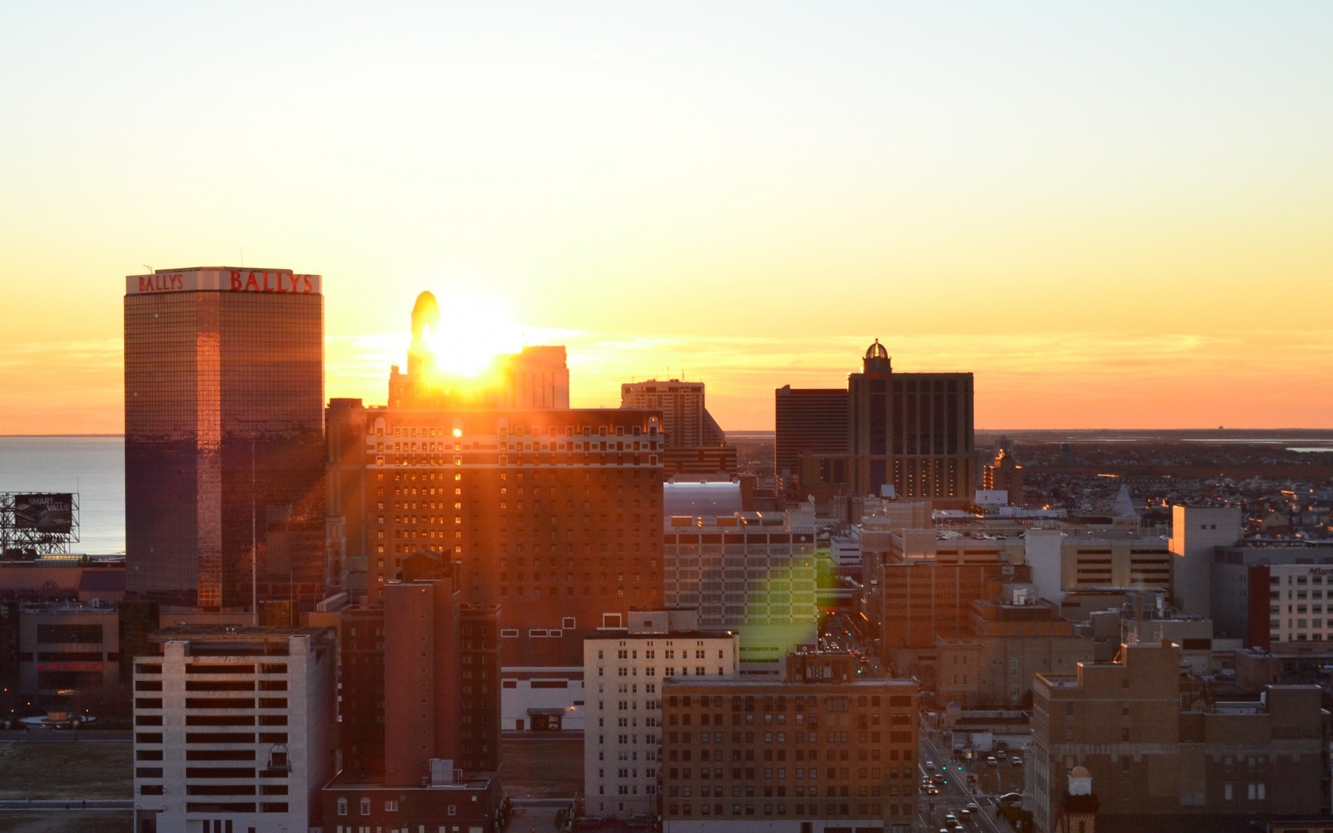 america sunset city architecture travel downtown dusk skyline evening dawn cityscape water skyscraper building sky outdoors office light