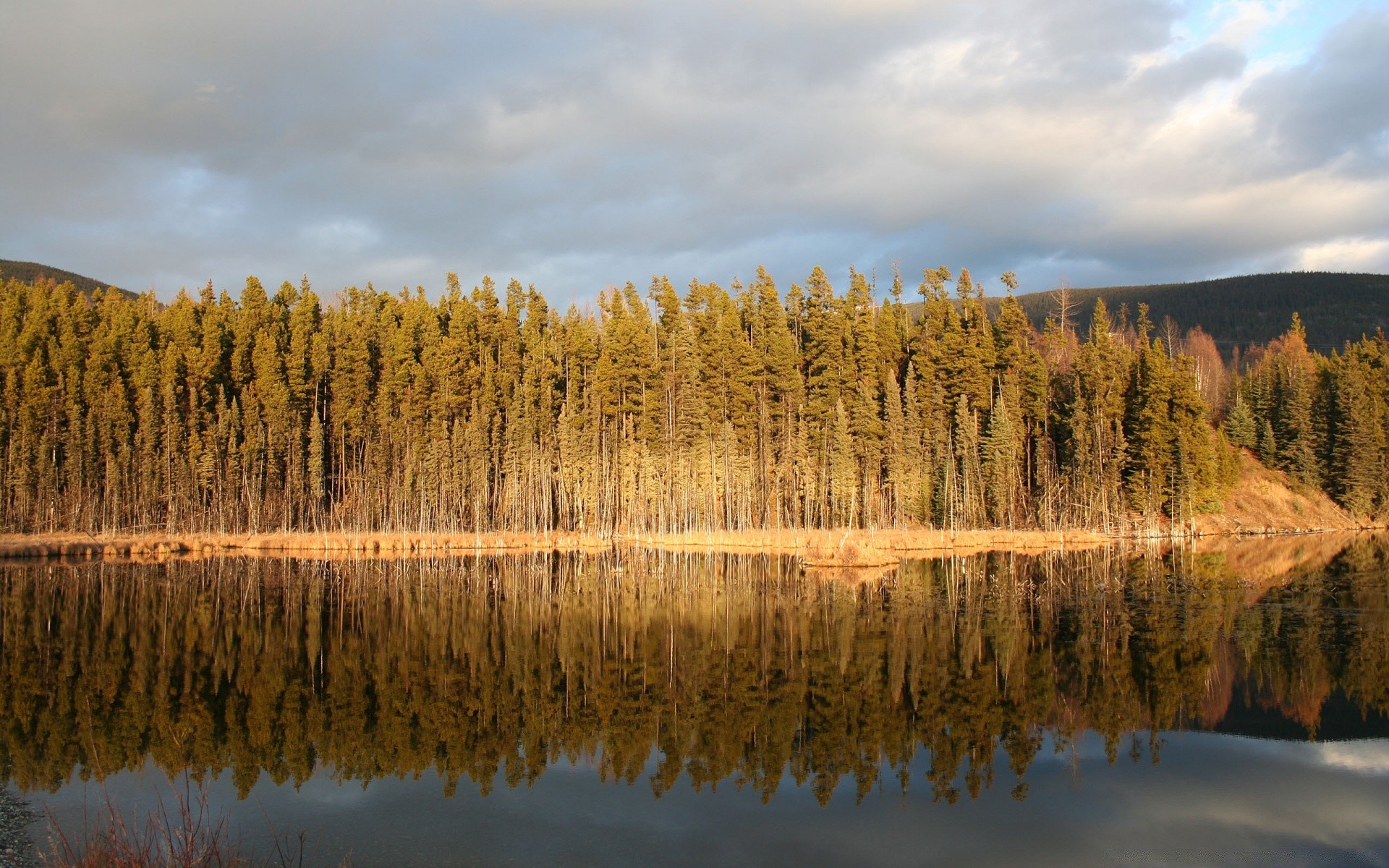 america landscape nature wood fall lake tree dawn water outdoors reflection snow winter scenic sky fair weather river sunset