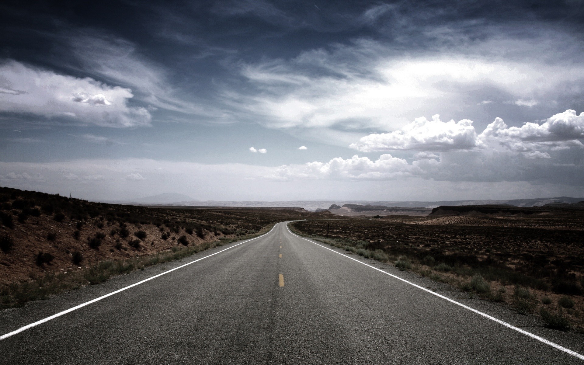 landschaft straße landschaft asphalt autobahn himmel reisen wüste führer leer im freien natur lange gerade