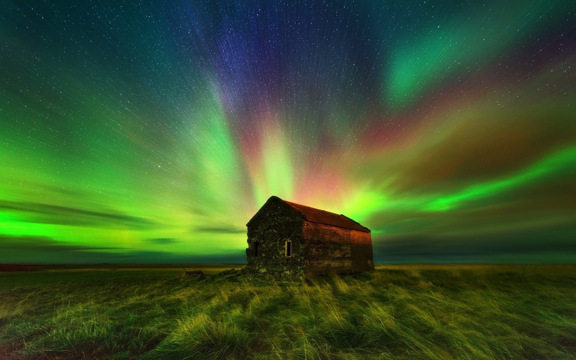 landschaft regenbogen phänomen sturm regen himmel landschaft natur licht surreal sonnenuntergang gras fantasie dunkel sonne