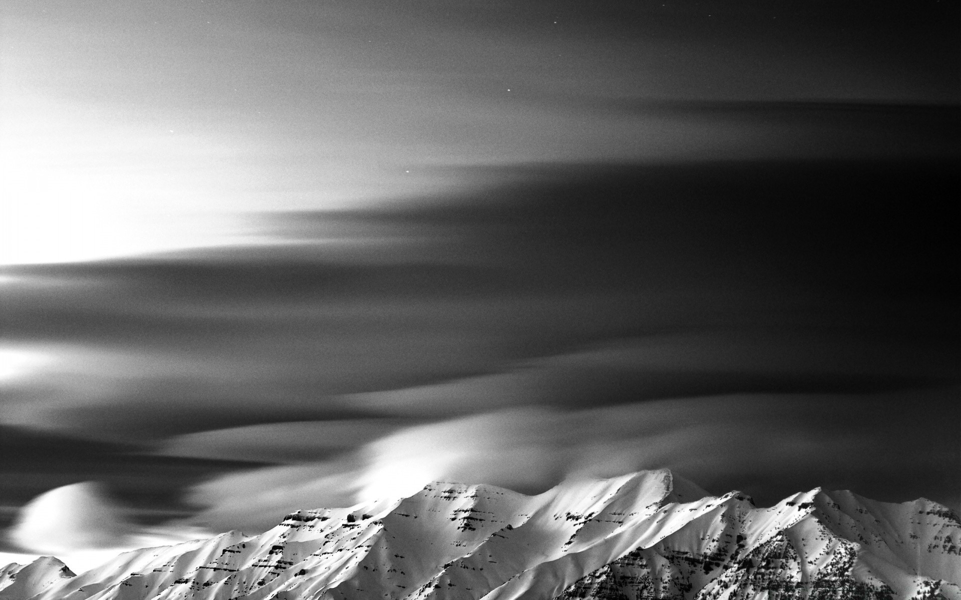 america monocromatico tramonto cielo neve paesaggio natura alba inverno viaggi sole montagna all aperto