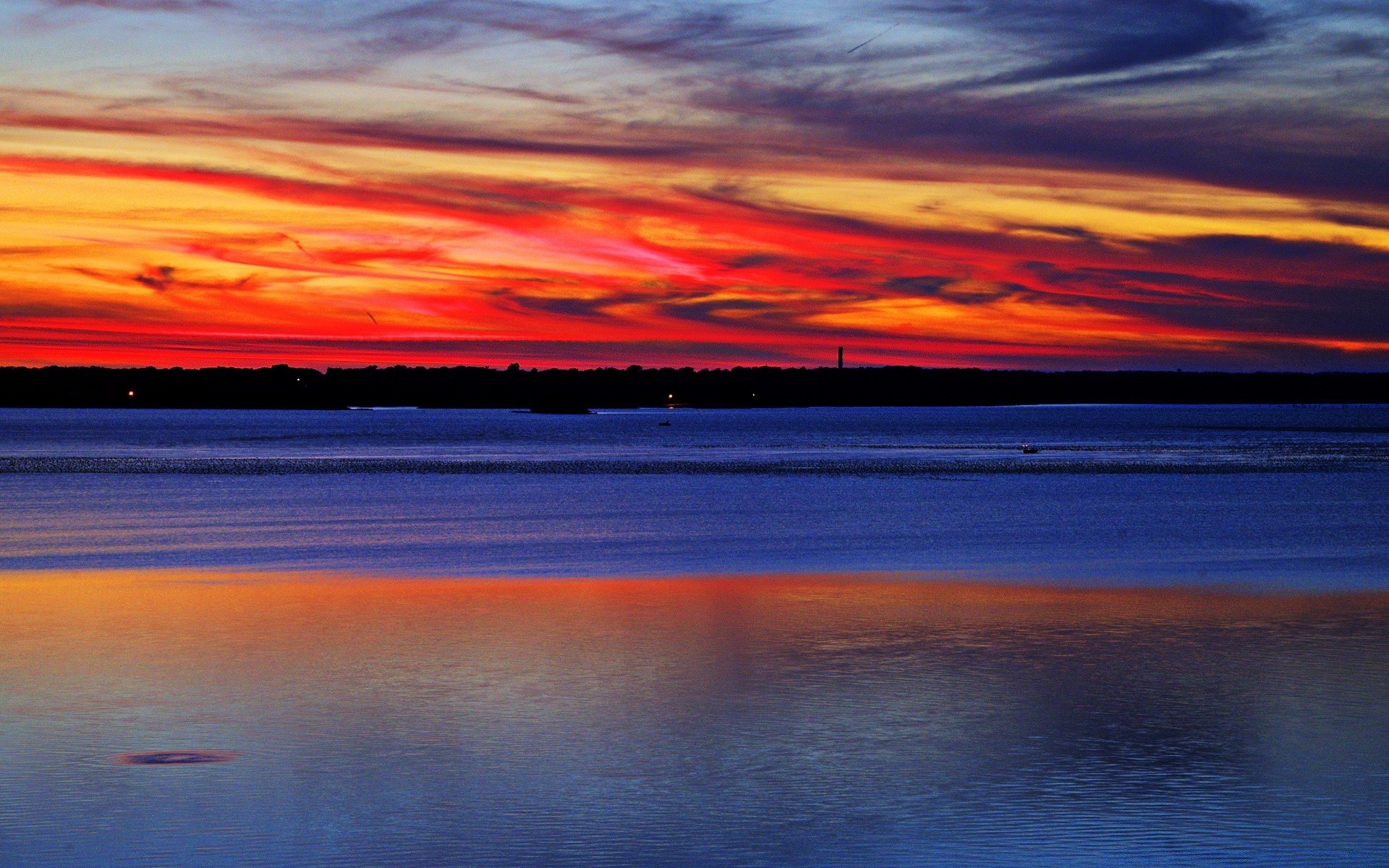 america sunset water dawn dusk evening sun reflection sky beach