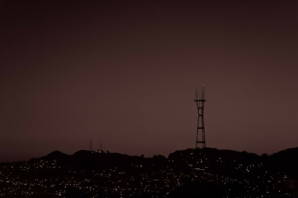 O pôr do sol na América é escuro