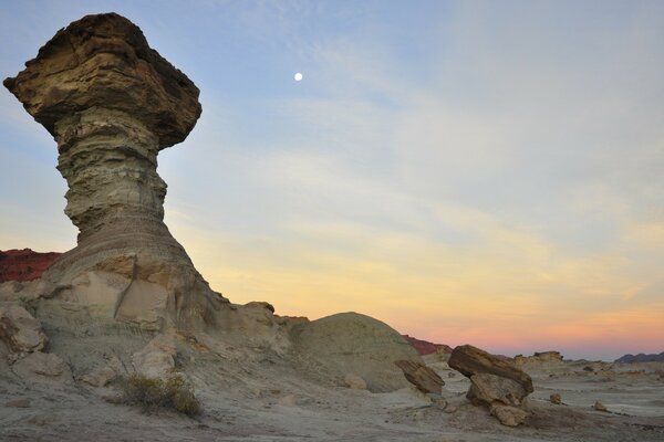 Sandy landscapes in the vastness of America