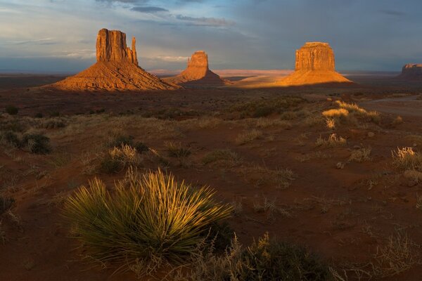 Edifici meravigliosi del deserto americano