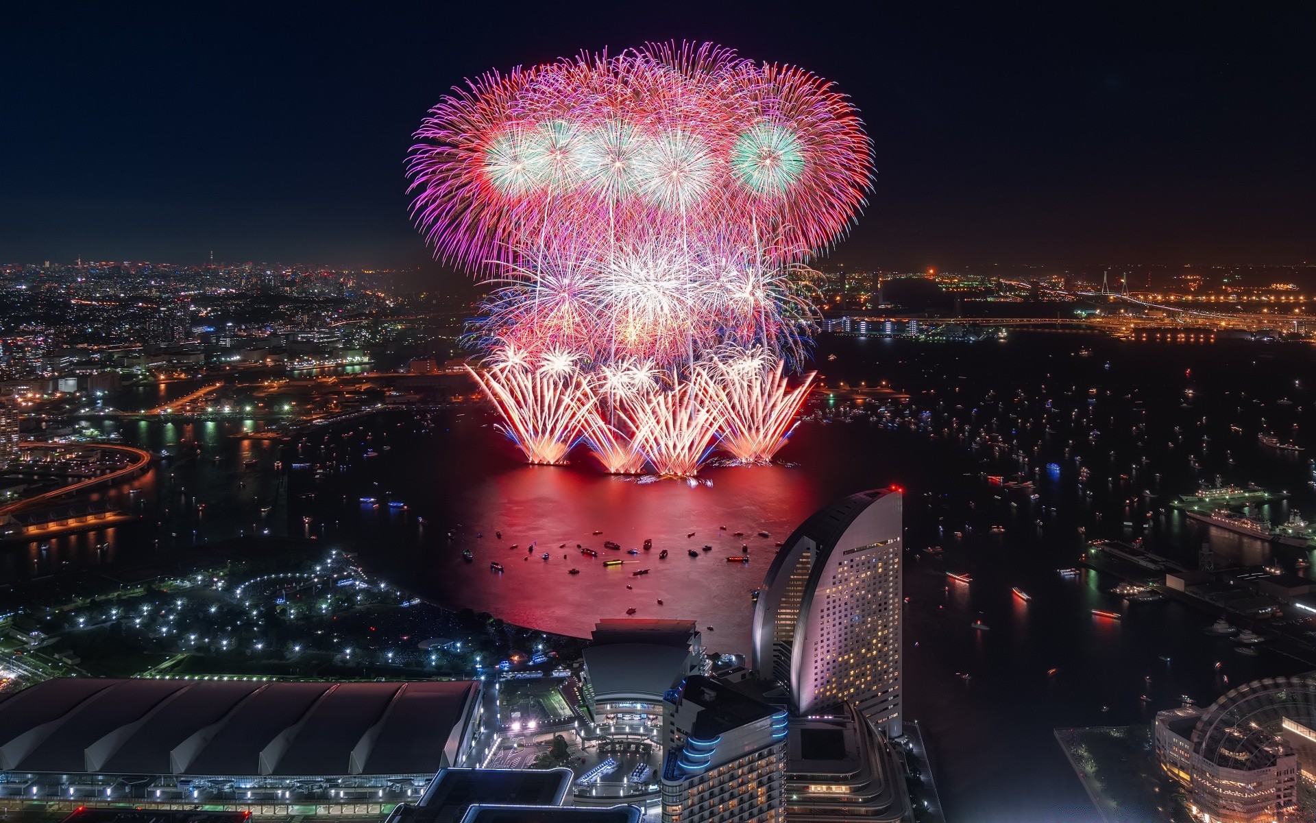 asien festival licht reisen abend wasser im freien stadt architektur