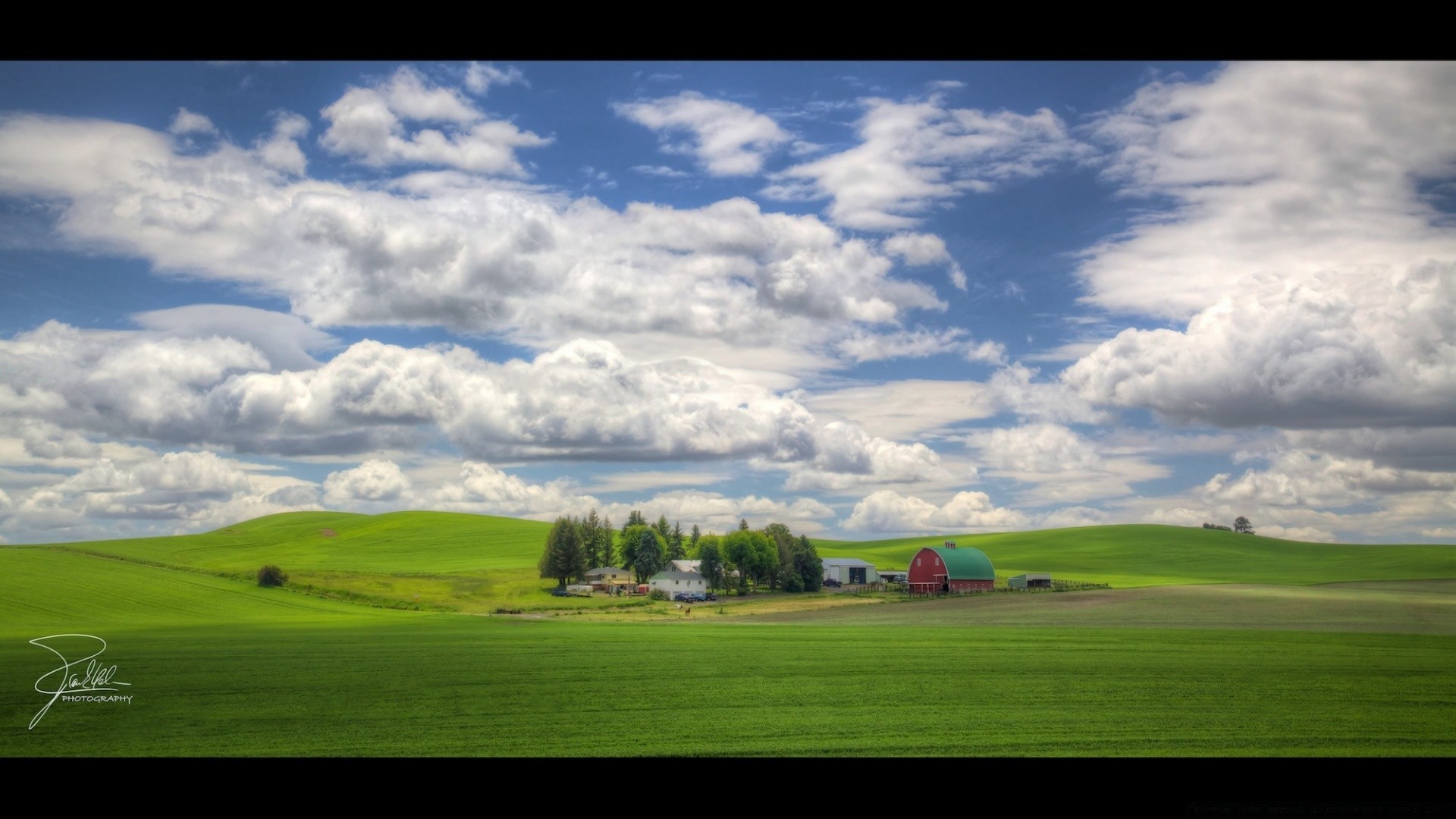 america landscape grass golf field hayfield nature countryside farm rural agriculture sky lawn tree hill country pasture cloud summer soil grassland